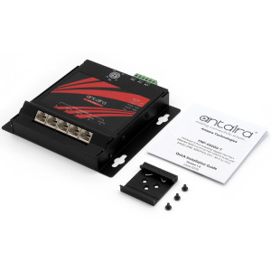 Antaira FNP-0500G-T 5-Port PoE+ Unmanaged Gb Ethernet Switch, Flat form factor, 30W per port